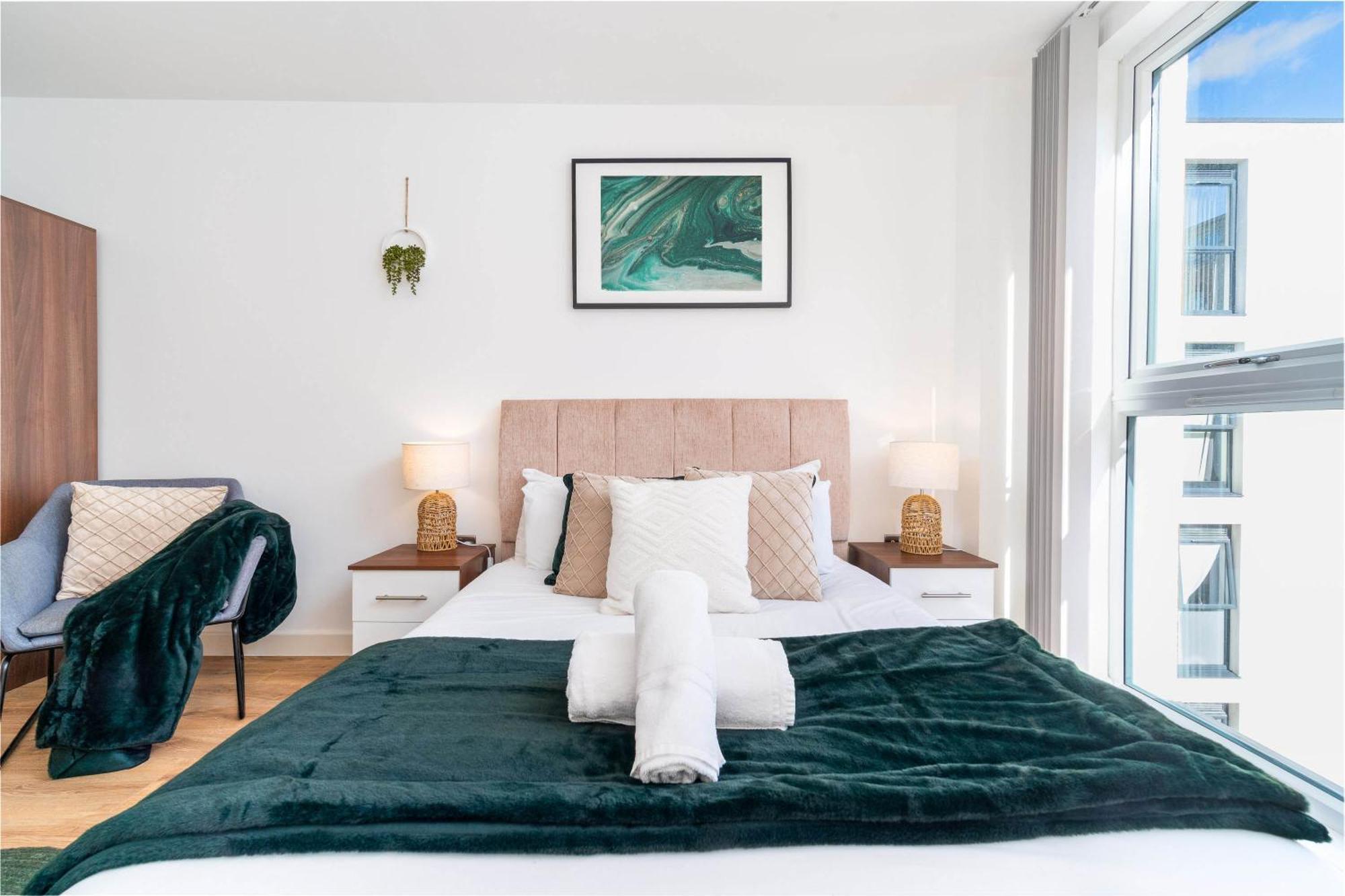 Centre - 2 Bedroom - Secure Parking - Rated 302h Apartamento *